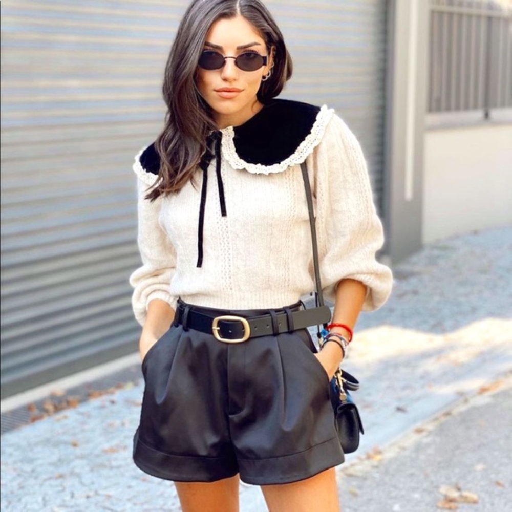 ZARA WOOL BLEND KNIT SWEATER BLOGGERS FAV NWT